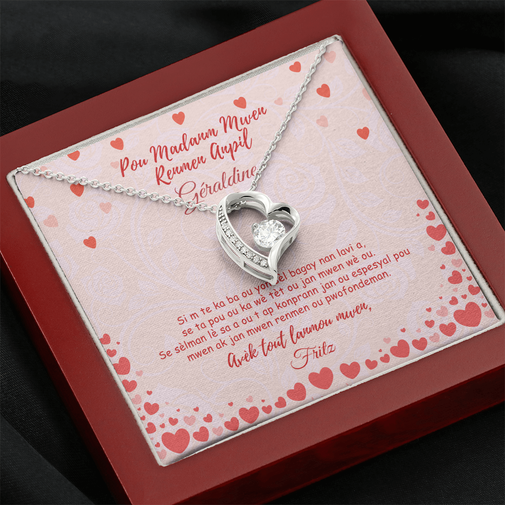 Jan Mwen Wè Ou - Kolye Lanmou Pèsonalize