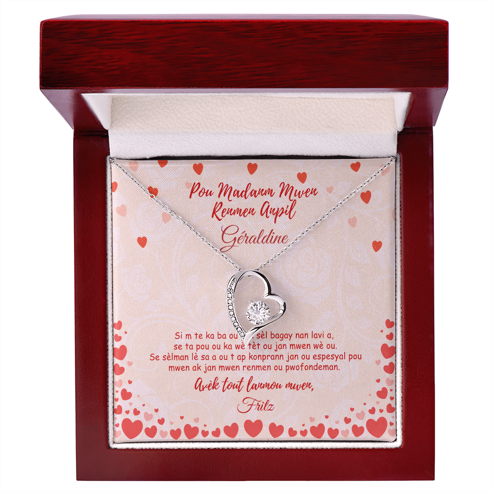 Jan Mwen Wè Ou - Kolye Lanmou Pèsonalize