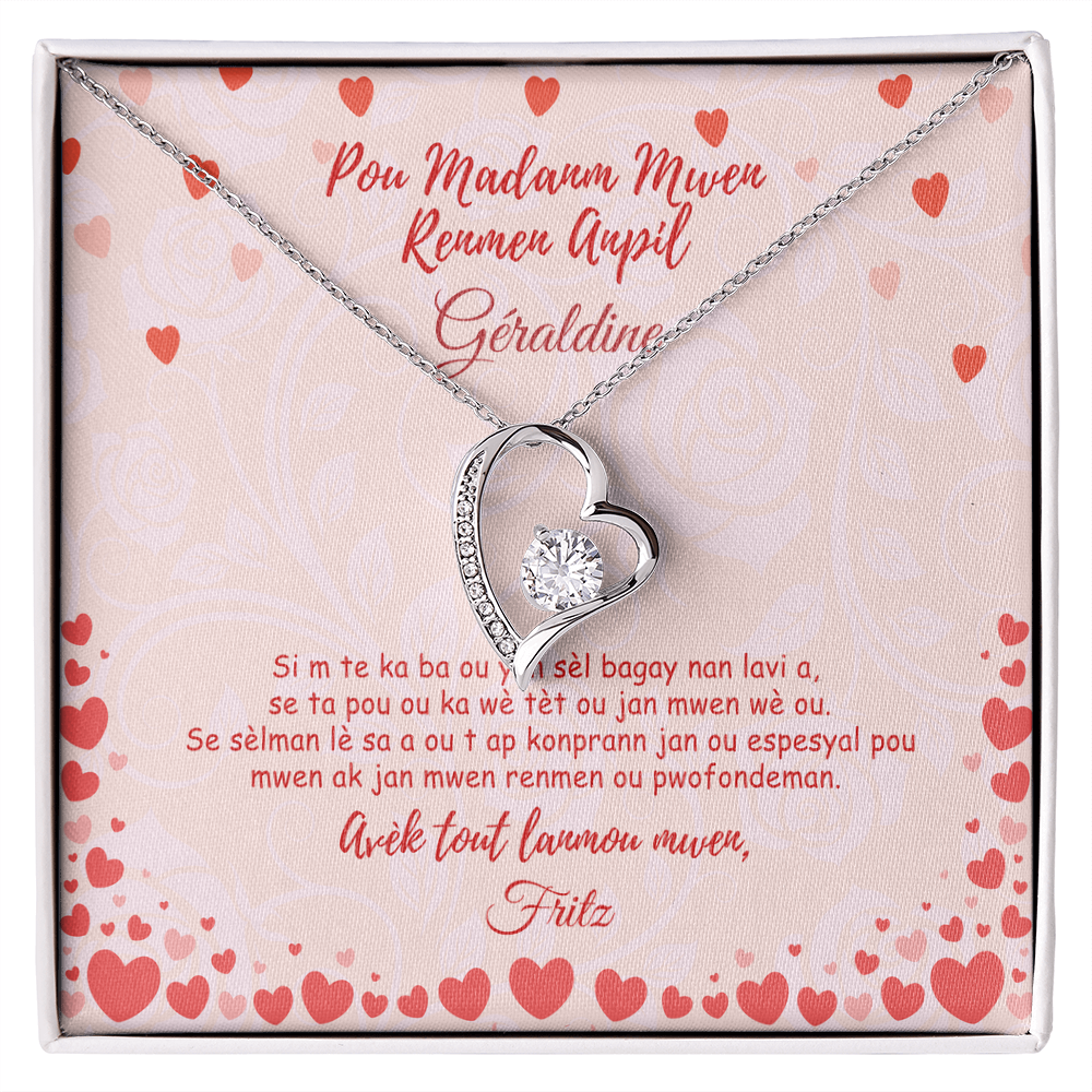 Jan Mwen Wè Ou - Kolye Lanmou Pèsonalize