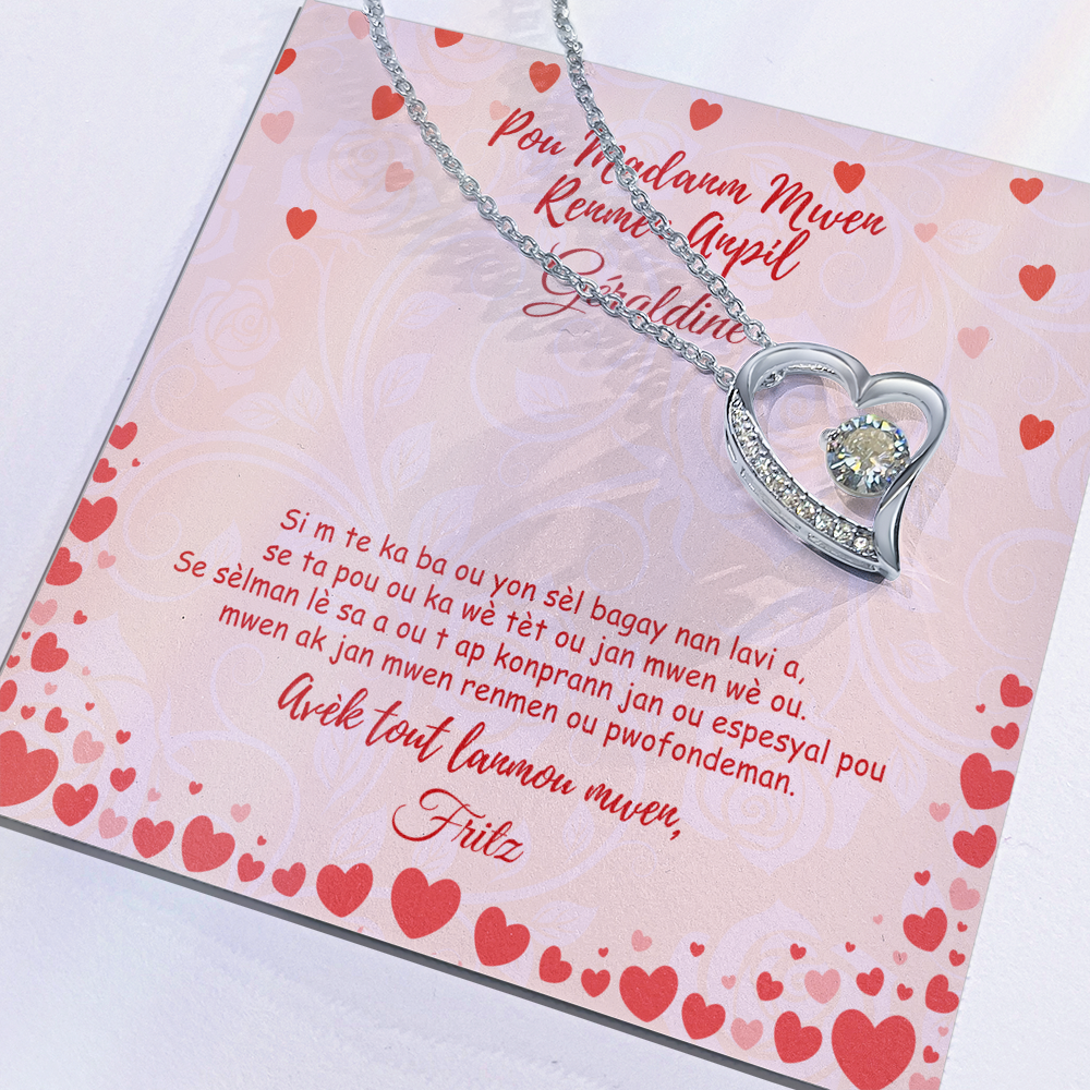 Jan Mwen Wè Ou - Kolye Lanmou Pèsonalize