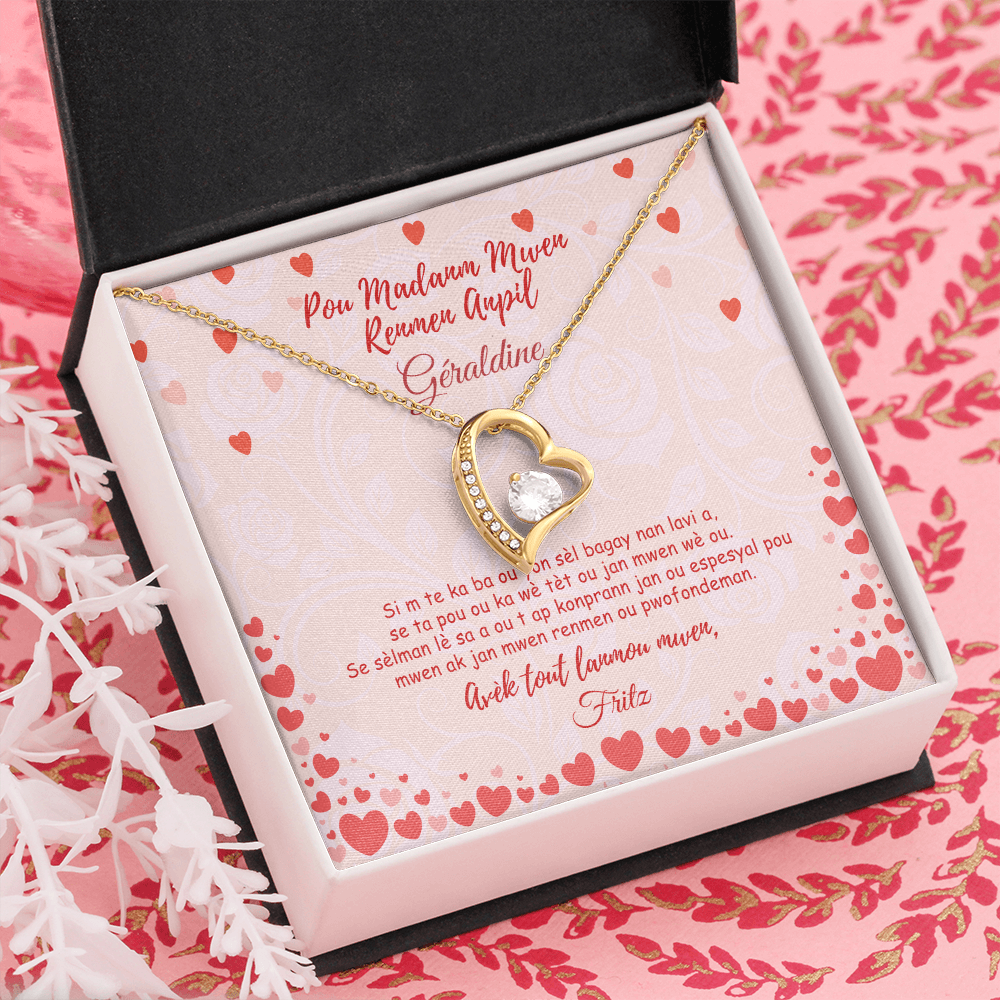 Jan Mwen Wè Ou - Kolye Lanmou Pèsonalize